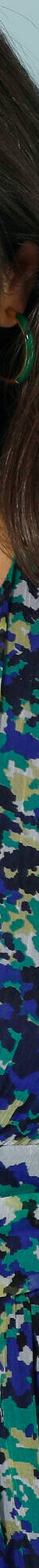 Robe en voile imprimé, Spécial Petites (marine / vert) Robe en voile imprimé, Spécial Petites (marine / vert)